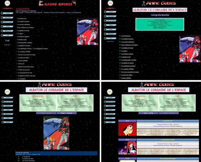 Guide "Albator" de 2001 à 2011
